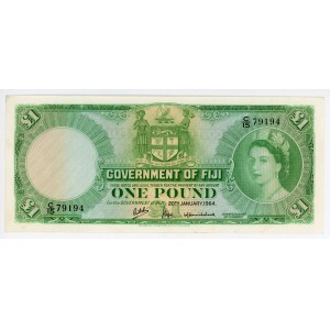 Fiji 1 Pound 1964