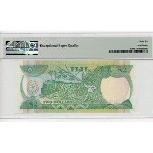 Fiji 2 Dollars 1988 (ND) PMG 66