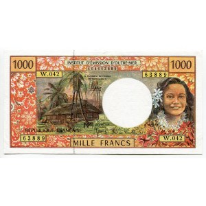 French Pacific Territories 1000 Francs 2009 (ND)