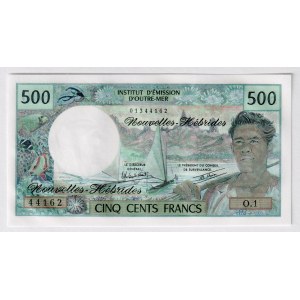 New Hebrides 500 Francs 1970 - 1981 (ND)