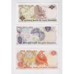 New Zealand 1 - 2 - 5 Dollar 1981