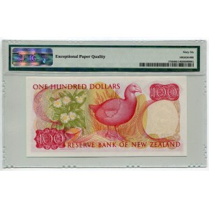 New Zealand 100 Dollars 1985 - 1989 (ND) PMG 66 EPQ
