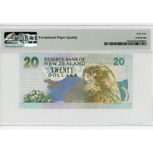 New Zealand 20 Dollars 1992 (ND) PMG 64