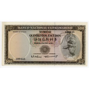 Timor 500 Escudos 1963