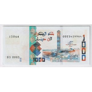 Algeria 1000 Dinars 2018