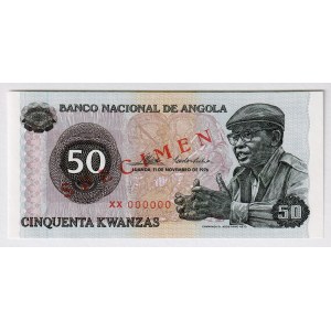 Angola 50 Kwanzas 1976 Specimen