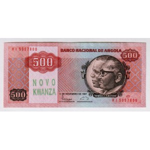 Angola 500 Novo Kwanza 1987 - 1991