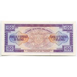 Burundi 100 Francs 1981