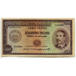 Cabo Verde 500 Escudos 1958