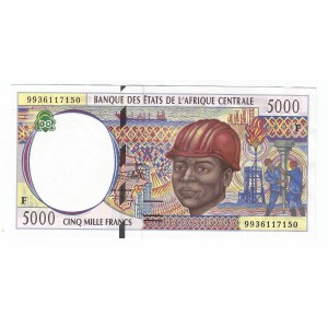 Central African Republic 5000 Francs 1999