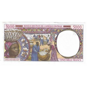 Central African Republic 5000 Francs 1999