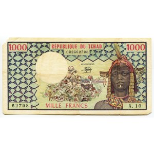 Chad 1000 Francs 1978
