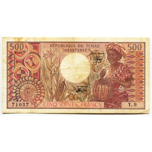 Chad 500 Francs 1980