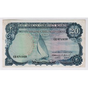 East Africa 20 Shillings 1964