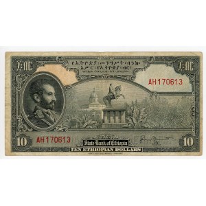 Ethiopia 10 Dollars 1945