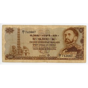 Ethiopia 20 Dollars 1961 (ND)