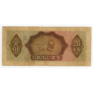 Ethiopia 20 Dollars 1961 (ND)