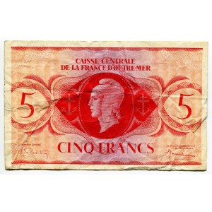 French Equatorial Africa 5 Francs 1944