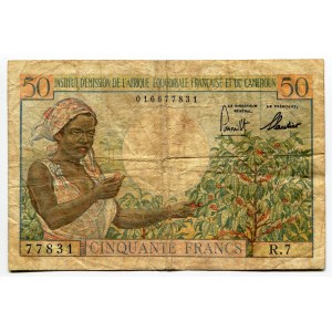 French Equatorial Africa 50 Francs 1957 (ND)