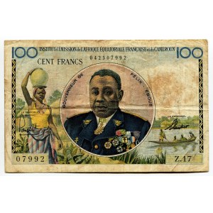 French Equatorial Africa 100 Francs 1957 (ND)