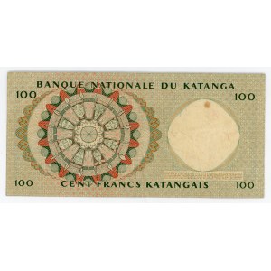 Katanga 100 Francs 1962