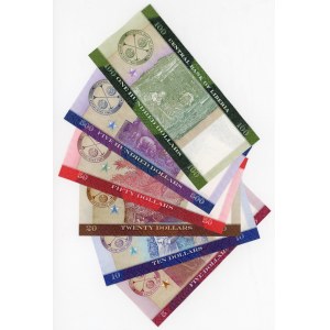 Liberia Full Set of 6 Notes 2016