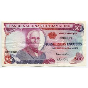 Mozambique 500 Escudos 1972