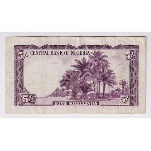 Nigeria 5 Shillings 1958