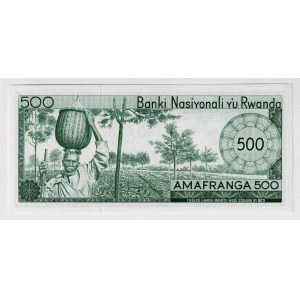 Rwanda 500 Francs 1974