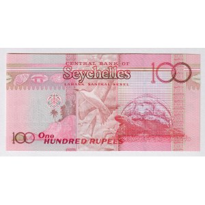 Seychelles 100 Rupees 2013 35th Anniversary Central Bank of Seychelles