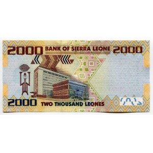 Sierra Leone 2000 Leones 2016 Fancy Number