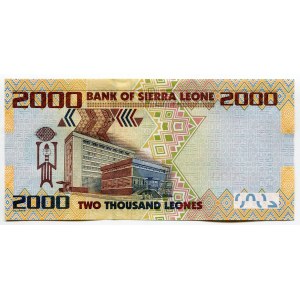 Sierra Leone 2000 Leones 2016 Fancy Number