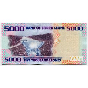 Sierra Leone 5000 Leones 2018 Fancy Number