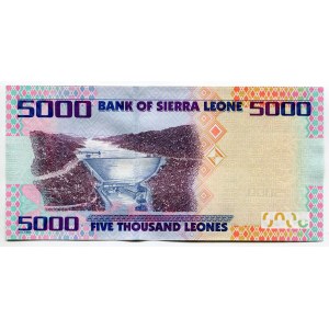 Sierra Leone 5000 Leones 2018 Fancy Number