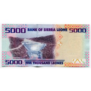 Sierra Leone 5000 Leones 2018 Fancy Number