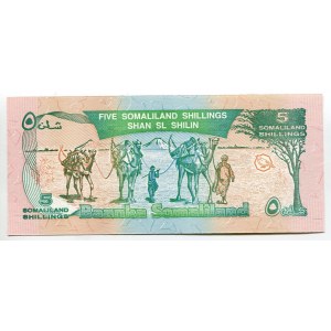 Somaliland 5 Shillings 1996 Silver Commerative Issue
