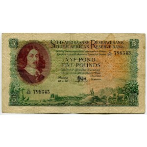 South Africa 5 Pounds 1958