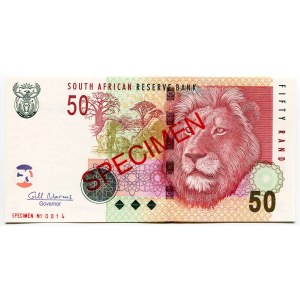 South Africa 50 Rand 2005 (ND) Specimen