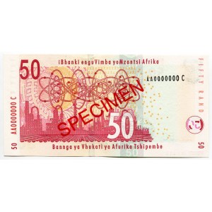 South Africa 50 Rand 2005 (ND) Specimen