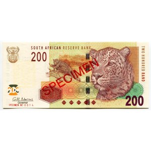 South Africa 200 Rand 2004 (ND) Specimen
