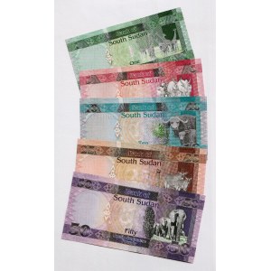 South Sudan Lot Of 5 Banknotes 2011
