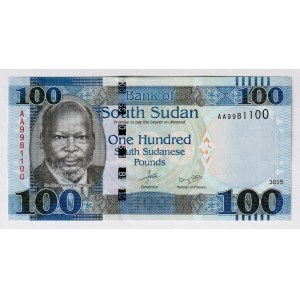 South Sudan 100 Dollars 2015