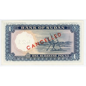 Sudan 1 Pound 1965 Specimen