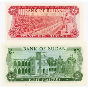 Sudan 25, 50 Piastres 1980