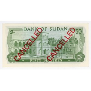 Sudan 50 Piastres 1971 Specimen