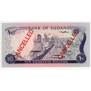 Sudan 10 Pounds 1971 Specimen