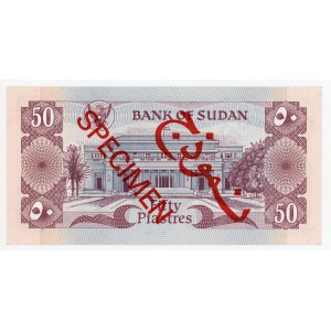 Sudan 50 Piastres 1981 Specimen