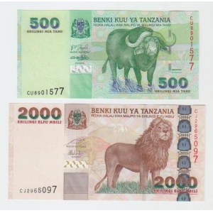 Tanzania 500 - 2000 - 5000 Shilingi 2003 (ND)