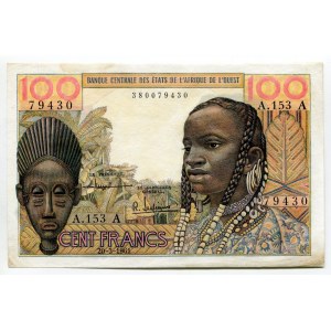 West African States 100 Francs 1961 (ND)
