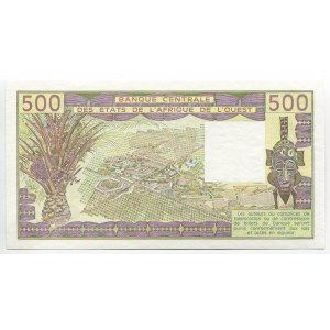 West African States Burkina Faso 500 Francs 1988 C